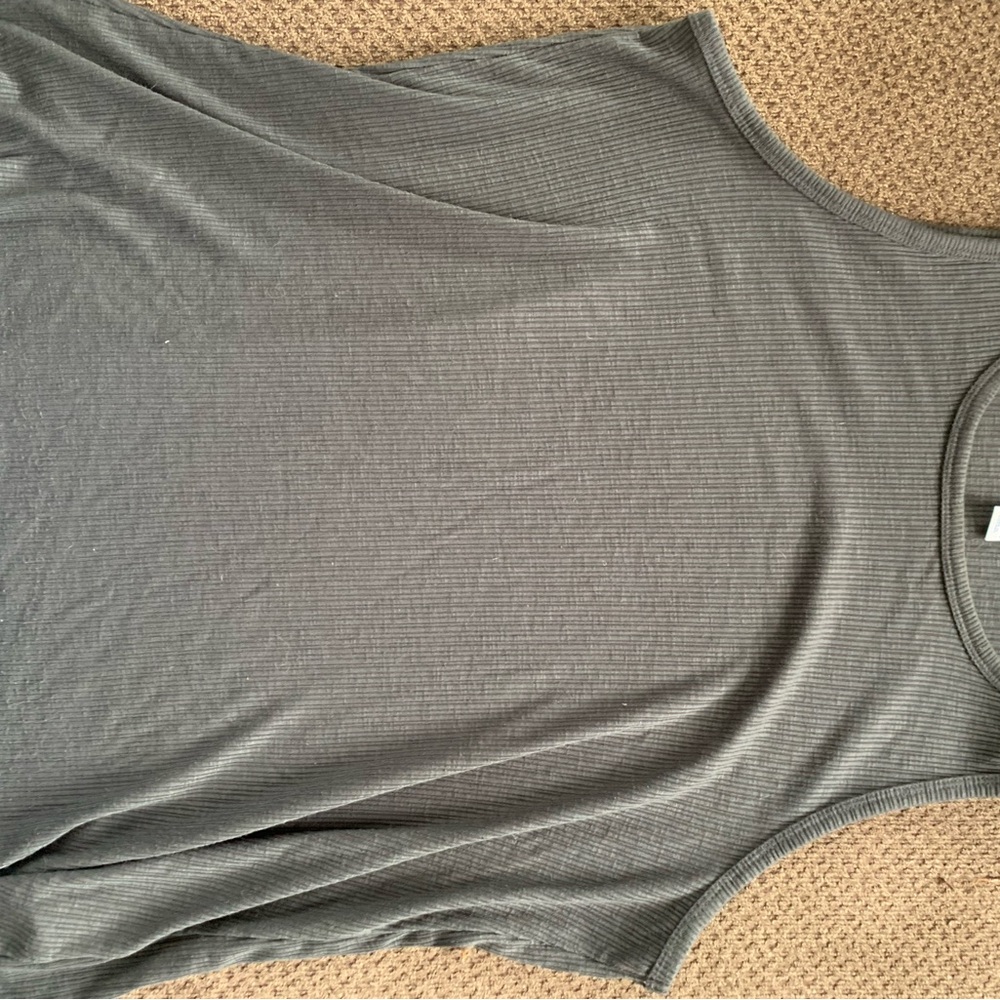 Gray Sleeveless Top